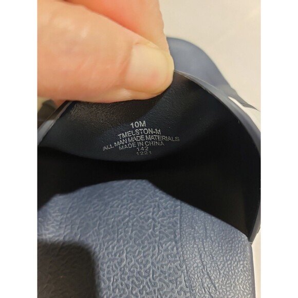 Tommy Hilfiger Men's Erno Slides Size 10 M Dark Blue SY Slide Sandal - Picture 4 of 6